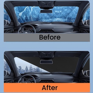 Accesorios de Moda para Automóviles, Cubierta de <span class=keywords><strong>Nieve</strong></span> Oxford Universal para Automóviles, Cubierta de <span class=keywords><strong>Nieve</strong></span> Magnética con Franja Reflectante para Parabrisas Delantero - Product Image 5