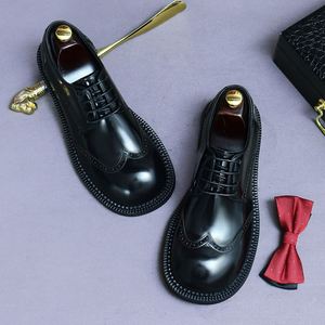 Zapatos Oxford de Vestir Casuales para Hombre, Hechos a Mano, de Alta Calidad, Personalizados, de Cuero Genuino, Transpirables, para Bodas y Fiestas - Product Image 4