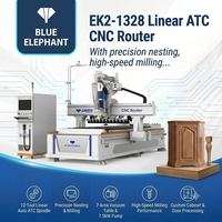 NOUVEAU Centre d'usinage CNC EK2-1328 ATC avec broche à changement d'outil automatique pour la découpe du bois