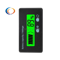 6-73V indicateur de batterie LCD indicateur de capacité de batterie au Lithium affichage de la batterie mètre voltmètre testeur de tension GY-6S lumière verte