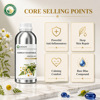 Huile Essentielle de Camomille Allemande (Matricaria Chamomilla) pour Parfumerie Fine, Note de Cœur Végétale pour Senteurs de Luxe