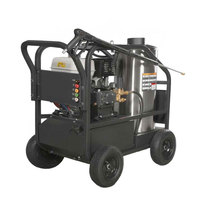 Nettoyeur haute pression à eau chaude à essence puissant de 14 HP, 4000 PSI, fonction d'arrêt en cas de surchauffe, améliore la sécurité de l'utilisation quotidienne