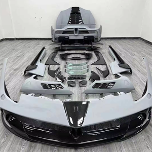 Convient pour <span class=keywords><strong>Ferrari</strong></span> 488 GTB Kit de carrosserie Upgrade MSY Style Capot Pare-chocs avant Pare-chocs arrière Jupe latérale Upgrade - Product Image 2