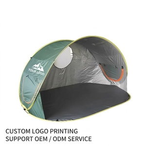 Custom Logo One Bedroom 2 Persons Sunshade Outdoor Family Camping Four-season Automatic Folding Children's Play <b>Tent</b> High - Product Image 1