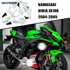INMT - Vente directe d'usine - Carénage de moto adapté à <span class=keywords><strong>Kawasaki</strong></span> Ninja <span class=keywords><strong>ZX10R</strong></span> 2004-2005, kits de carrosserie de moto, personnalisation sur mesure - Product Image 5