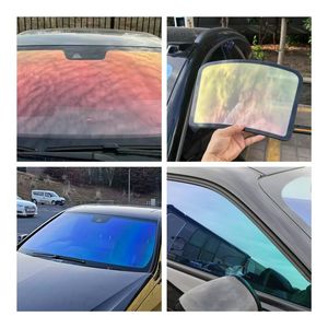 Film Teinté Caméléon 84% VLT Rouge Bleu Anti-UV Avancé pour Vitres de Voiture Nano Céramique - Product Image 3