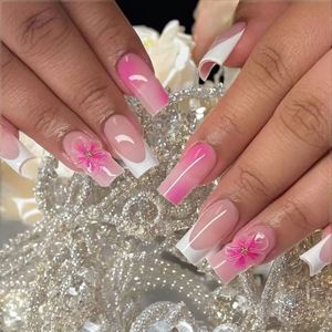 Puntas de Uñas Cuadradas Sin Curva C, Talla XXXL, 360 Unidades, Uñas Largas y Rectas de ABS, Puntas de Uñas Cuadradas Cónicas 3XL, Más Vendidas - Product Image 2