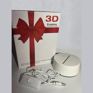 جديد أكريليك طاولة مصابيح مكتب قاعدة ديي طفل مخصص الإبداعية 3D الوهم أنيمي ديكور المنزل - Product Image 6