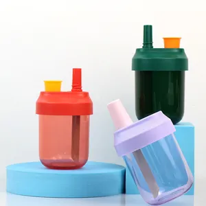 Verfügbare Kinder Wander wasser flasche mit Bild Bpa Free Kinder Plastik flasche