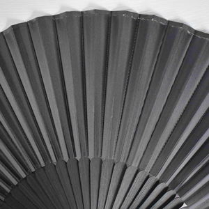 Ventaglio Pieghevole in Bambù Nero Classico Personalizzato con Logo per Regali <span class=keywords><strong>di</strong></span> Nozze e Promozioni - Product Image 4