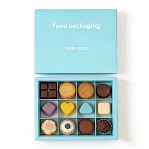 Scatola per Cioccolatini Personalizzata Usa e Getta, Scatola in Cartone Riciclabile per Biscotti, <span class=keywords><strong>Mini</strong></span> Confezione Regalo per Dolcetti - Product Image 6