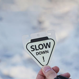 Señal de Advertencia Luminosa para Campamento al Aire Libre 2025, Portátil, de PP, Reflectante, Fluorescente, Triangular, con Luz, Accesorios Duraderos - Product Image 6