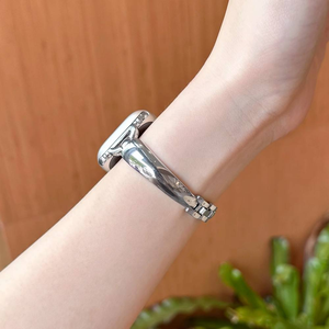 Correas de Reloj Intercambiables de Metal a la Moda <span class=keywords><strong>para</strong></span> <span class=keywords><strong>Apple</strong></span> <span class=keywords><strong>Watch</strong></span> 11 10 42mm 46mm, Accesorios <span class=keywords><strong>para</strong></span> Damas - Product Image 6