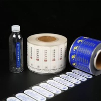 Etiquetas de Botella Impresas Digitalmente de Alta Calidad, Resistentes al Agua, Personalizadas de Fábrica, Etiquetas de Botella de Agua Mineral Impresas Personalizadas