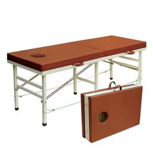 Table de massage pliable portable renforcée STKY, table de diagnostic de beauté, table de thérapie par le feu - Product Image 6