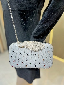 Bolsos de Noche Vintage para Mujer, Carteras de Sobre, Bolsos Cruzados con Cadena para Dama, Bolsos de Hombro, Bolsos Tote con Pedrerí<span class=keywords><strong>a</strong></span> - Product Image 3