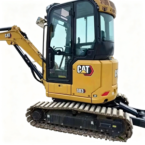 รถขุดขนาดเล็กมือสอง Caterpillar CAT303ECR 3 ตัน เครื่องยนต์มาตรฐาน Tier4 ประหยัดน้ำมัน ใช้ในงานก่อสร้าง บุ้งกี๋ขนาด 0.09 ลูกบาศก์เมตร - Product Image 1