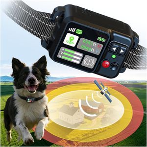 ระบบรั้วไร้สายสำหรับสุนัข Zensun GPS ระยะปรับได้ 49 ถึง 6561 ฟุต ปลอกคอฝึกสุนัข กันน้ำ ชาร์จซ้ำได้ ใช้งานกลางแจ้ง - Product Image 1