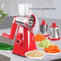 Plastic Handmatige Roestvrijstalen Grinder Groentekaasrasp