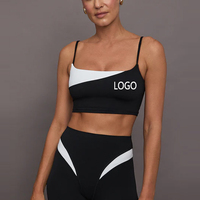 Haut de sport respirant de haute qualité pour femme, débardeur de yoga, soutien-gorge de sport à dos ouvert, bretelles réglables, extensible dans les quatre sens