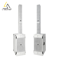 Sistema de Altavoces de Columna Activos Portátiles Serie HUGE, Fácil de Instalar, para Actuaciones en la Calle, Espectáculos Itinerantes, Refuerzo de Sonido para Bodas