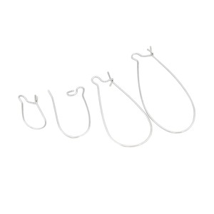 18K gold-plated copper U-shaped French ear <b>hooks</b>, 14K gold-plated color-preserving <b>hook</b> clasp <b>earrings</b>, DIY <b>earring</b> accessories - Product Image 5