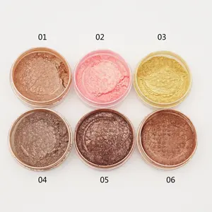 High Private Label Gold Bronze Highlighter Palette Waterproof Mineral Glitter Blush Contouring Powder Customizable Makeup