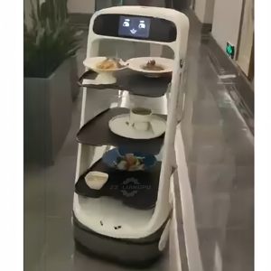 Hot Sale Smart Restaurant Waiter <strong>Robot</strong> Restaurant Serving <strong>Robot</strong> Waiter <strong>Robot</strong> for Restaurants