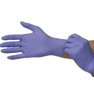 Vật tư y tế dùng một lần bột Nitrile kiểm tra miễn phí Găng tay y tế