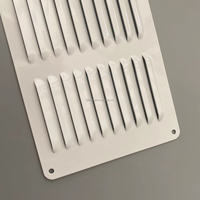 Grille d'aération d'air de retour en acier, aérateur en aluminium pressé, aérateurs à lamelles en aluminium