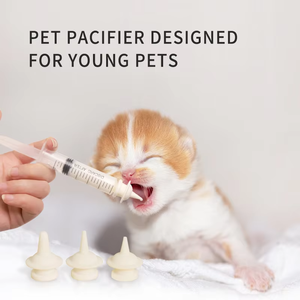 Nouveautés : Mangeoire personnalisée en silicone <span class=keywords><strong>pour</strong></span> animaux de compagnie, chat, chiot, <span class=keywords><strong>chaton</strong></span>, nouveau-né, sucette - Product Image 5