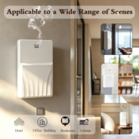 Diffuseur d'huiles essentielles intelligent commercial de 950 ml avec contrôle par application, humidificateur, télécommande, design mural en métal