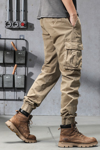 <span class=keywords><strong>Pantalon</strong></span> décontracté d'hiver épais pour hommes <span class=keywords><strong>Pantalon</strong></span> cargo ample Leggings Pantalons pour jeunes Pantalons multi-sacs pour hommes - Product Image 4