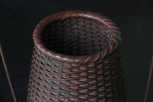 Cesta de Flores de Bambú Hecha a Mano, Estilo Japonés Hanaire, Cesta de Bambú Tejida para Arreglos Florales, Proveedor de Vietnam - Product Image 3