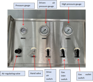 <span class=keywords><strong>Pompe</strong></span> de surpression pneumatique personnalisable haute pression 360 bars pour transfert et <span class=keywords><strong>remplissage</strong></span> de gaz - Product Image 6