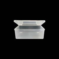 Petite boîte en plastique transparente stockage de perles boîte vide organisateur pour perles artisanat bijoux Crayon