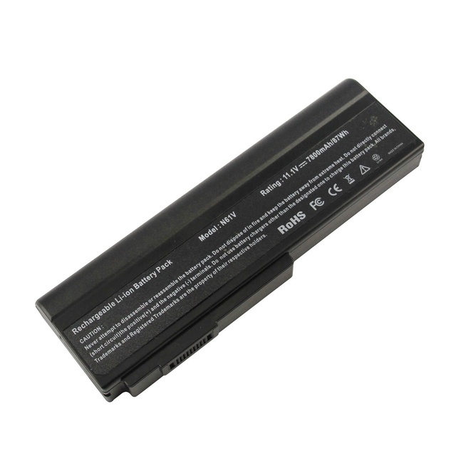 Factory wholesale 7800mAh 9 cells battery for asus a32-n61 a32-m50 a33-m50 a32-x64 n61 n61j n61ja n61jq n61jv n61v