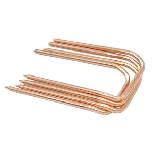 Heat Conduction tube straight round tube customized water cooling board vacuum liquid filled copper tube