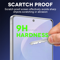 Pelindung Layar Kaca Tempered 9H Hardness untuk Samsung S26 Ultra, Mendukung Pembukaan Kunci Sidik Jari, 2 Buah, 2.5D HD, Kaca Bening, Bebas Gelembung