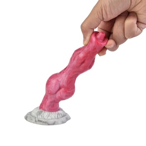Wolf Cock Dog Knot <b>Dildo</b> Female Vaginal Masturbation Sex Product Manual Wiping of Shaped Penis Butt Plug - Product Image 5
