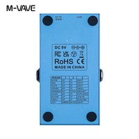 M-vave mini-universe pemodelan Digital Pedal gitar Reverb Pedal efek logam untuk Amplifier untuk perdagangan luar negeri