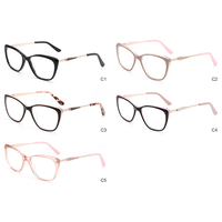BONA Spécifications multiples Montures de lunettes en acétate à la mode pour femmes adultes Utilisation quotidienne