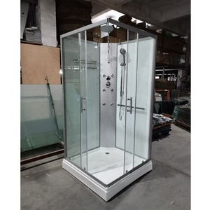 Vente directe d'usine <span class=keywords><strong>de</strong></span> cabines <span class=keywords><strong>de</strong></span> <span class=keywords><strong>douche</strong></span> carrées avec receveur <span class=keywords><strong>de</strong></span> <span class=keywords><strong>douche</strong></span>, deux parois arrière en verre et un ensemble <span class=keywords><strong>de</strong></span> <span class=keywords><strong>douche</strong></span> - Product Image 2