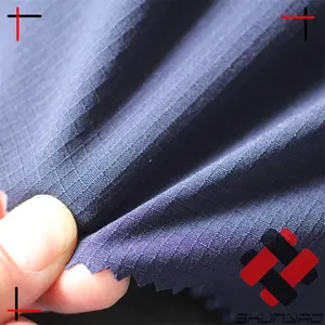 88 Nylon 12 Spandex Heavy Weight Clear Ripstop 4 Way Stretch Nylon Fabric For Pants