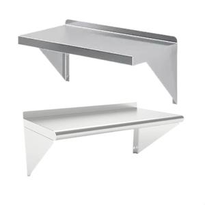 Estante Comercial de Acero Inoxidable para Montaje en Pared, Resistente, con Parte Trasera Abatible, para Cocina de Hotel o Catering - Product Image 2
