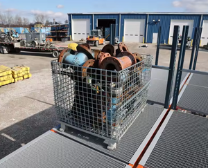 高容量亜鉛メッキ鋼格子棚工場直接腐食防止床 & 倉庫用途 - Product Image 5