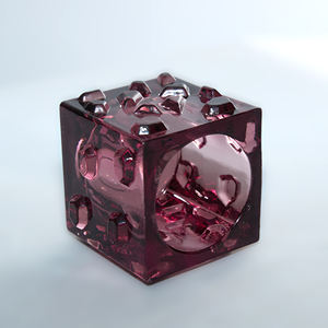 Luxe glazen asbak, grote capaciteit, huishoudelijke asbak, persoonlijkheid, woonkamer, kantoor, vierkante asbak, decoratie - Product Image 1