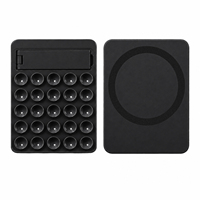 Soporte Magnético Universal N52 para Teléfono con 25 Ventosas de Silicona Reutilizables y Lavables, Soporte Multiusos para Coche y Escritorio