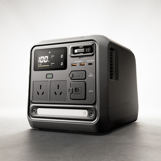 For POWER 1000 Mini Portable Power Station 1008Wh LiFePO4 Battery Solar Generator for Electric Car & Outdoor Use