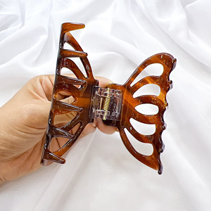 Pinza para el cabello de ácido acético verde esmeralda para mujer, uso diario, estilo verano 2024 - Product Image 2